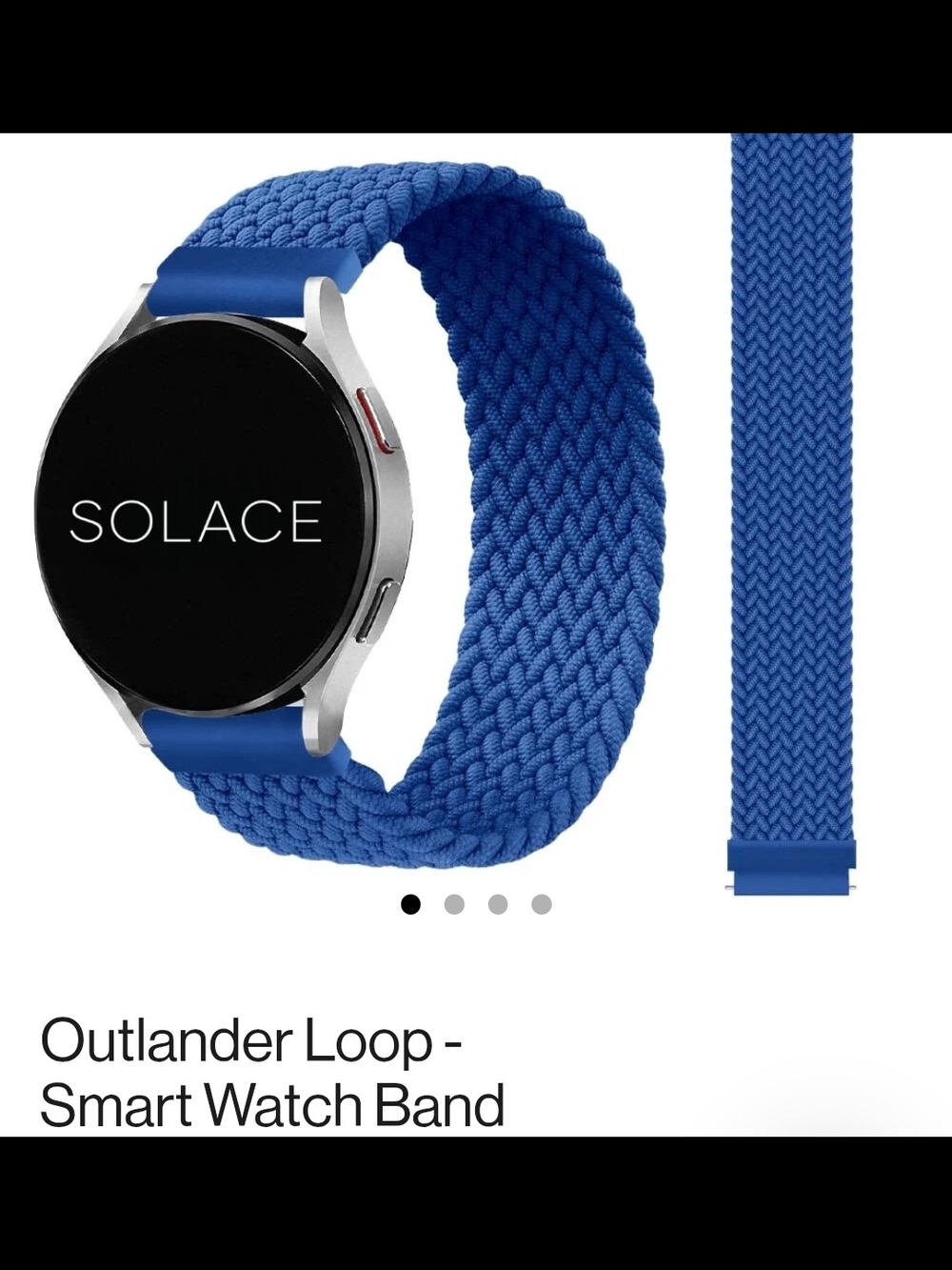 Solace Outlander Loop Smart Watch Band Navy Blue S
